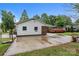 Detached two-car garage and basketball court area in a spacious backyard at 101 Wynnchester Rd, Gastonia, NC 28056
