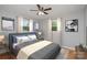 Bedroom with a comfortable bed, stylish decor, and a light filled atmosphere at 102 Erwin St, Chester, SC 29706