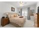 Inviting bedroom with a large window and neutral decor at 107 Waterhouse Ct, Mooresville, NC 28117