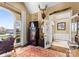 Office featuring a saddle, large arched windows and hardwood floors at 107 Waterhouse Ct, Mooresville, NC 28117