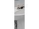 Close-up of a traditional white bathroom sink at 1218 Faversham Ln, Rock Hill, SC 29730