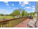 Relaxing deck featuring comfortable outdoor seating and a barbecue grill with backyard views at 1260 Summer Ln, Salisbury, NC 28146