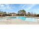 Inviting community pool featuring a separate spa and ample deck space at 18020 Owl Ct, Indian Land, SC 29707