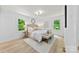 Bright bedroom with natural light, neutral decor, and comfortable furnishings at 200 Kimrod Ln, Charlotte, NC 28270