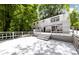Spacious and multi-level deck with white railings perfect for outdoor entertaining at 200 Kimrod Ln, Charlotte, NC 28270