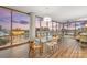 Open living space with a dining area, living room and expansive views at 315 Arlington Ave # 1104, Charlotte, NC 28203