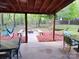 Inviting backyard features an outdoor lounge area with a fire pit at 400 Antlers Ct, Gastonia, NC 28052