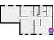 Detailed floor plan layout of the home's second floor, showing the bedrooms, bathrooms, and laundry room at 400 Antlers Ct, Gastonia, NC 28052