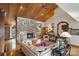 Inviting living room featuring a grand stone fireplace and hardwood floors at 4749 16Th Street Ne Dr, Hickory, NC 28601