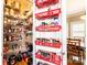 Organized pantry with shelving and baskets, offering ample storage space at 5933 Flintlock Ct, Hickory, NC 28601