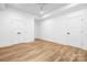 Neutral bedroom with white doors and trim at 632 Dorothy Dr, Charlotte, NC 28203