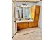 Bathroom featuring double vanity, wood cabinets and plenty of counter space at 645 E Border E Rd, Rock Hill, SC 29730