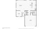First floor floor plan of the house, with the dimensions of each room at 804 Yorkshire Dr, Albemarle, NC 28001