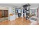 Spacious walk-in closet with custom shelving and spiral staircase to upper level at 3009 Brooks Mill Ln, Wingate, NC 28174