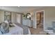 Luxurious main bedroom leads to the ensuite bath and walk-in closet at 3068 Ora Smith Rd, Lincolnton, NC 28092