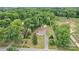 An aerial view of the property, surrounded by lush trees, showcasing the home's location at 3101 Hickory Hwy, Statesville, NC 28677