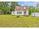 A charming exterior view of the cozy home, featuring a red roof and well-maintained yard at 3101 Hickory Hwy, Statesville, NC 28677