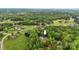 Expansive aerial view of a home surrounded by lush greenery and neighboring properties, creating a private oasis at 3125 Arden Way, Claremont, NC 28610