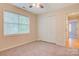 This bedroom features a large window and closet at 3125 Arden Way, Claremont, NC 28610