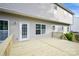 Newly built deck featuring a door that leads into the home at 4015 Amber Leigh Way Dr, Charlotte, NC 28269