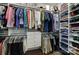 Spacious walk-in closet with custom shelving and storage options at 5101 Helmsworth Dr, Waxhaw, NC 28173