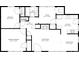 Detailed floor plan showcasing layout of bedrooms, kitchen, living areas, and office space at 513 Inwood Dr, Charlotte, NC 28209