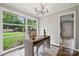 Bright home office with big window and view to backyard at 513 Inwood Dr, Charlotte, NC 28209