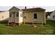 View of the backyard of the house with the back entrance at 615 Mauney Ave, Kings Mountain, NC 28086