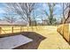 Spacious backyard featuring privacy fence and grass, creating a relaxing space at 624 W Kerr St, Salisbury, NC 28144