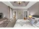 Cozy bedroom with tray ceilings and ensuite bathroom at 728 Palmers Pl, Rock Hill, SC 29730