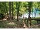 Serene view of the waterfront and beach area available with the property at 9066 Tulagi Ct, Tega Cay, SC 29708