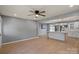 View of open-concept living area and kitchen at 135 Mcshag Dr, Kannapolis, NC 28081