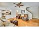 Bright living room with hardwood floors and comfortable furnishings at 15306 Gower Ct, Charlotte, NC 28278