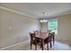 Cozy dining room with natural light at 1774 Wintertide Rd, Jefferson, SC 29718