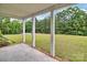 Charming covered porch with views of the expansive front yard at 1774 Wintertide Rd, Jefferson, SC 29718