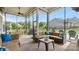 Spacious screened-in porch offers ample seating and views of the backyard at 1963 Felts Pkwy, Fort Mill, SC 29715