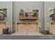 Rear view of a townhome with a balcony over the garage, offering outdoor space and parking at 2037 Birchside Dr, Charlotte, NC 28205