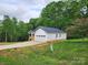 Newly constructed ranch-style home with attached two-car garage and a wooded backdrop at 2514 Oak Valley Ln # 4 & 5, Maiden, NC 28650