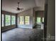 Open living room with vaulted ceiling and abundant light at 2514 Oak Valley Ln # 4 & 5, Maiden, NC 28650