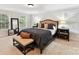Primary bedroom boasts neutral decor, natural light, and stylish furnishings at 3203 Blackburn Dr, Waxhaw, NC 28173