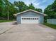 Spacious detached garage with a wide door for easy vehicle access at 3313 Lancaster Hwy, Monroe, NC 28112