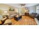Cozy living room with hardwood floors, neutral colors, and comfortable seating at 3313 Lancaster Hwy, Monroe, NC 28112