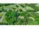 Aerial view of a wooded lot with a home, surrounded by other residential properties at 3317 Treyburn Dr, Midland, NC 28107
