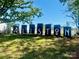 Community entrance sign with landscaping beneath a blue sky at 356 Bly St, Rock Hill, SC 29732