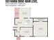 Floor plan of main level featuring living room, dining area, kitchen, and outdoor patio at 503 Randa Dr, Statesville, NC 28625