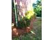 Well manicured yard with landscaping surrounding brick building at 8835 Hunter Ridge Dr, Charlotte, NC 28226