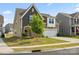 Two-story home with mixed siding, attached garage, and landscaped front yard at 9620 Fire Bellied Ct, Lancaster, SC 29720