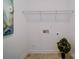 The laundry room is bright and has ample shelving space for storage at 1020 Equipoise Dr, Indian Trail, NC 28079