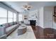 Inviting living room featuring a fireplace and neutral decor at 1020 Equipoise Dr, Indian Trail, NC 28079