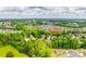 Picturesque aerial shot of a residential neighborhood surrounded by lush greenery at 1342 Crown Ridge Dr # 38, Fort Mill, SC 29708